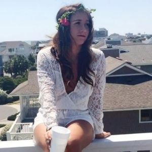 Style stalker lace romper